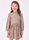 Girls' Flounce Printed Dress with Ruffles - 100% Viscose (mayoral)