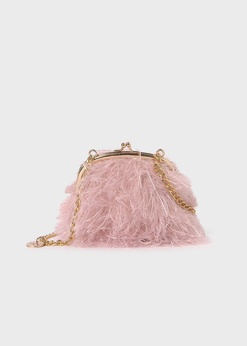 Girls' Fluffy Pink Handbag (Abel & Lula)