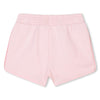 Girls French Terry Shorts with Striped Sequin Front