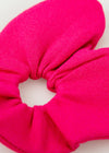 Girls Fuchsia Heart Hair Tie