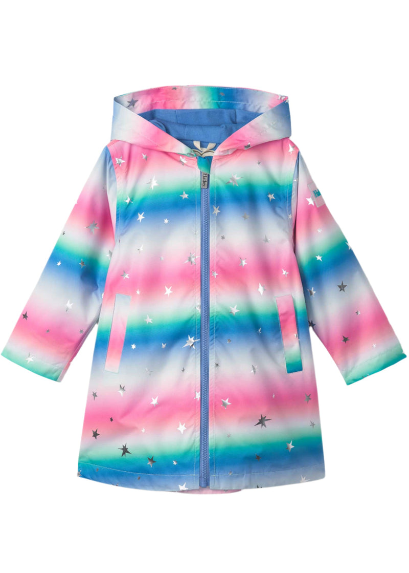 Girls Glitter Star A - Line Swing Jacket