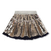 Girls Gold Reversible Sequin Skirt (Billieblush)