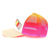 Girls Gradient Mesh Cap with Glitter Badge