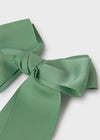 Girls Green Bow Hair Clip (12cm) (Abel & Lula)