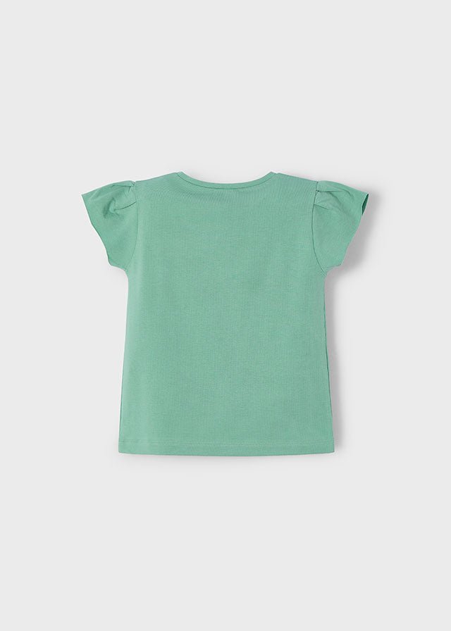 Girls Green Short - Sleeve T-Shirt