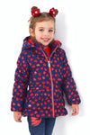 Girls' Heart Print Puffer Jacket (Tuc Tuc)