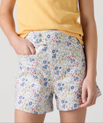 Girls High Loose Floral Shorts