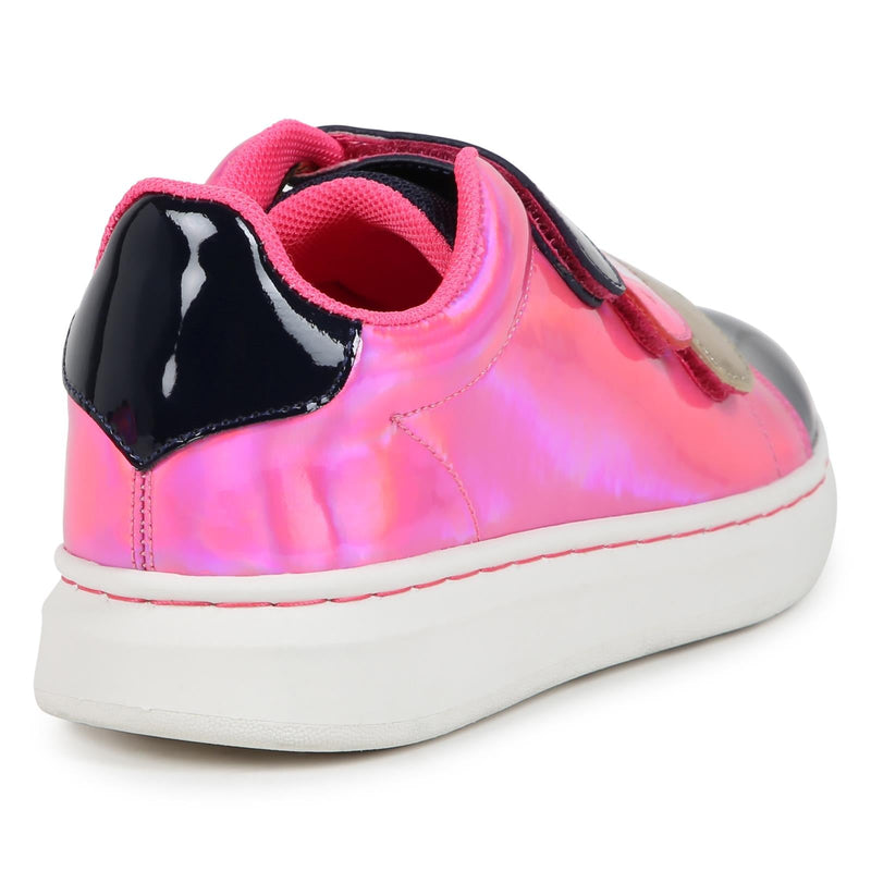 Girls' Iridescent Pink Low Sneakers