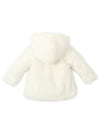 Girls Ivory Faux Fur Hooded Coat (Agatha Ruiz de la Prada)