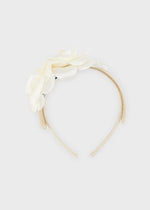 Girls Ivory Flower Headband