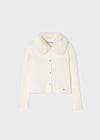 Girls Ivory Knitted Cardigan (mayoral)