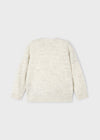 Girls' Ivory Knitted Sweater with Scenic Design (mayoral)