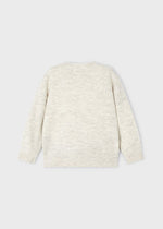 Girls' Ivory Knitted Sweater with Scenic Design (mayoral)