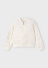 Girls Ivory Lace Jacket