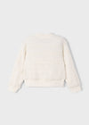 Girls Ivory Lace Jacket