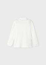 Girls Ivory Viscose Frilled Top (mayoral)