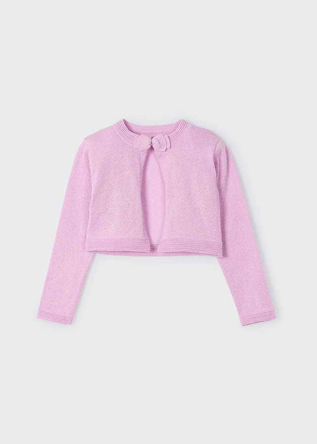 Girls Knit Cardigan - Orchid