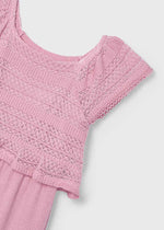 Girls Knitted Lace Jumpsuit