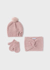 Girls' Knitted Winter Hat, Scarf, & Mittens Set (Mayoral)