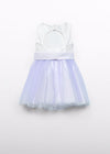 Girls Lilac Combined Tulle Dress