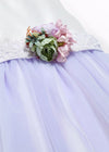 Girls Lilac Combined Tulle Dress