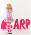 Girls Lilac Cotton Hooded Dress Set (Agatha Ruiz de la Prada)