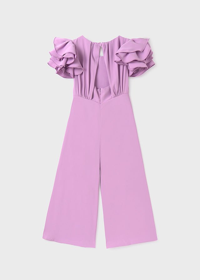 Girls Lilac Purple Jumpsuit (Abel & Lula)