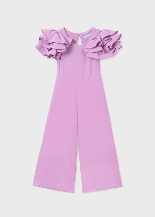 Girls Lilac Purple Jumpsuit (Abel & Lula)