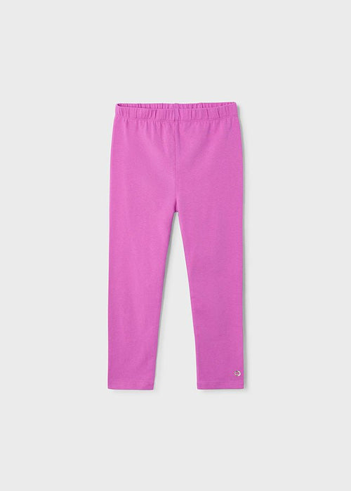 Girls Long Basic Leggings - Orchid