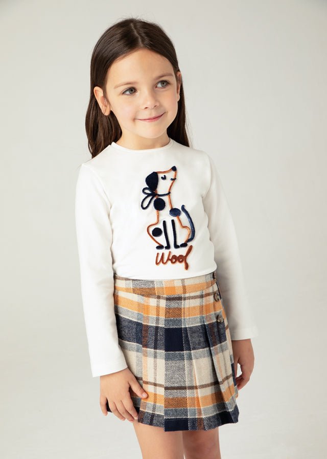 Girls' Long Sleeve T - Shirt with Dog Print (Mayoral)