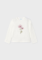 Girls' Long Sleeve T - Shirt with Floral Print (Mayoral)