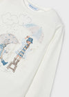 Girls' Long Sleeve T - Shirt with Rainy Day Print (Mayoral)