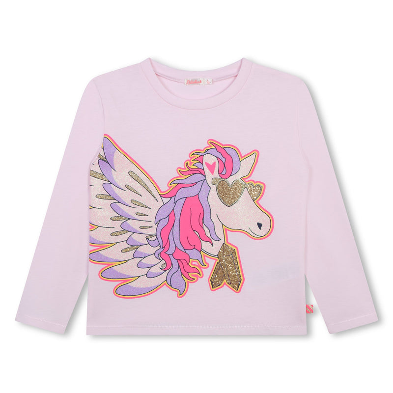 Girls Long Sleeve Unicorn T - Shirt (Billieblush)