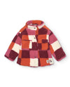 Girls' Multi - Colored Patchwork Fleece Jacket (Tuc Tuc)