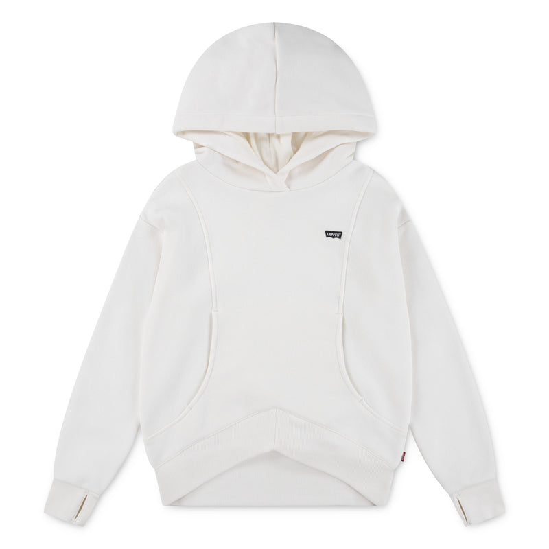 Girls Off - White Batwing Patch Hoodie
