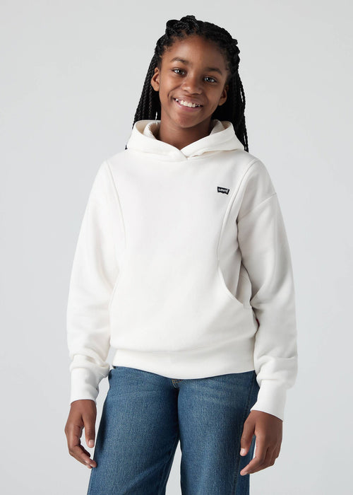 Girls Off - White Batwing Patch Hoodie
