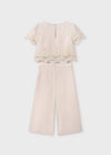 Girls Off - White Occasion Top & Trousers Set