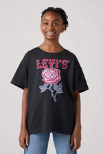 Girls Oversized Western Roses Tee