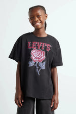 Girls Oversized Western Roses Tee