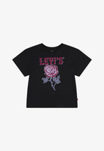 Girls Oversized Western Roses Tee