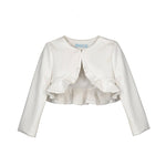 Girls' Pearly Ruffle Jacket (Abel & Lula)