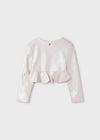 Girls' Pearly Ruffle Jacket (Abel & Lula)