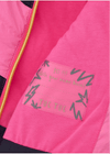 Girls Pink and Navy Hooded Padded Coat