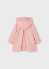 Girls Pink Bouclé Coat (mayoral)