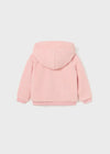 Girls Pink Bouclé Fleece Zip - Up Jacket (mayoral)