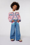 Girls Pink Bouclé Tweed Jacket (Billieblush)