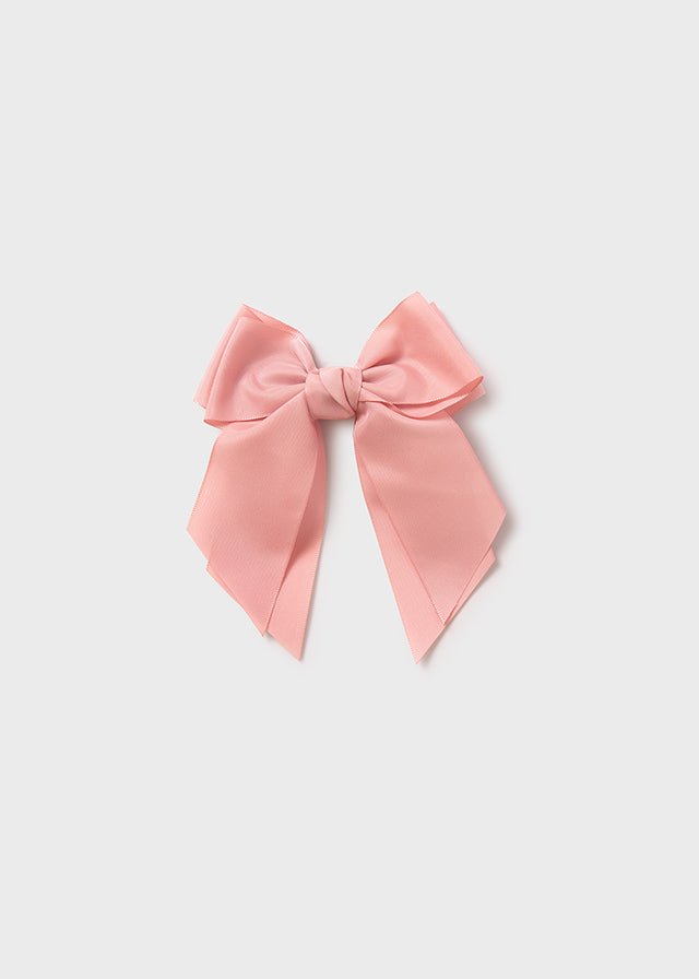 Girls Pink Bow Hair Clip (12cm) (Abel & Lula)