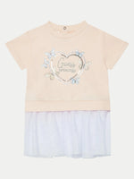 Girls' Pink Butterfly Print Set