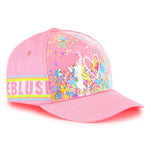 Girls Pink Cap With Confetti