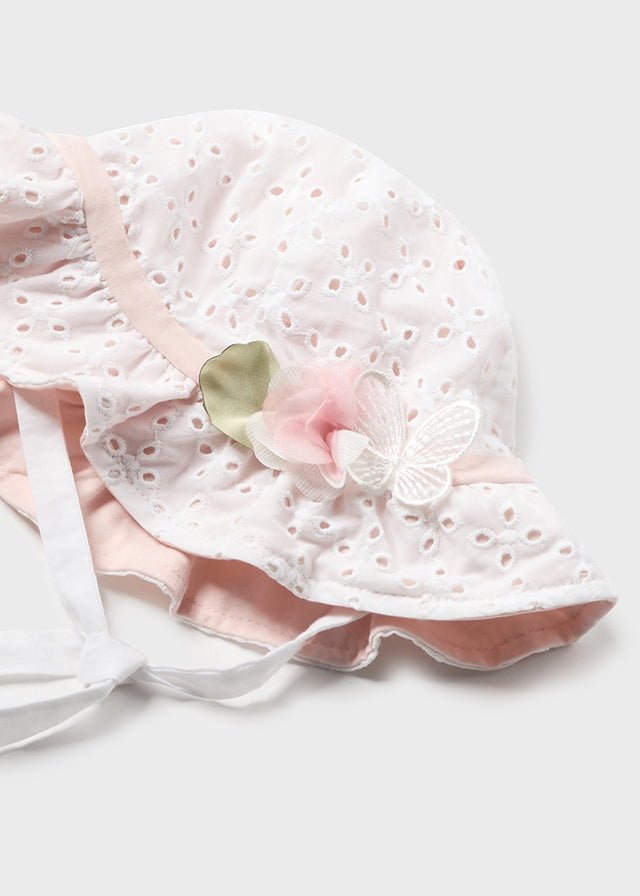 Girls Pink Cotton Babysuit & Hat Set (mayoral) - CottonKids.ie - 12 month - 18 month - 3 month